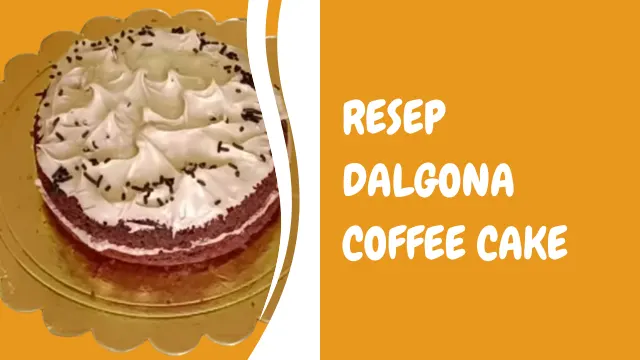 Dalgona Coffee Cake