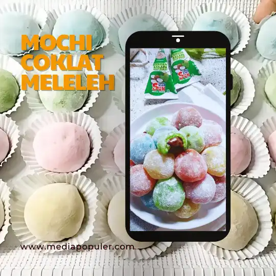 mochi coklat meleleh